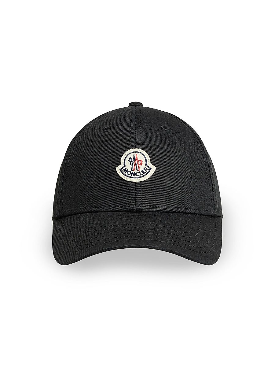 Women's Baseball Hat in Cotton Gabardine - Black