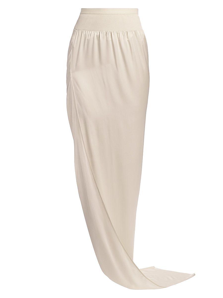 Women's Slit Maxi Skirt - Dinge - Size 6