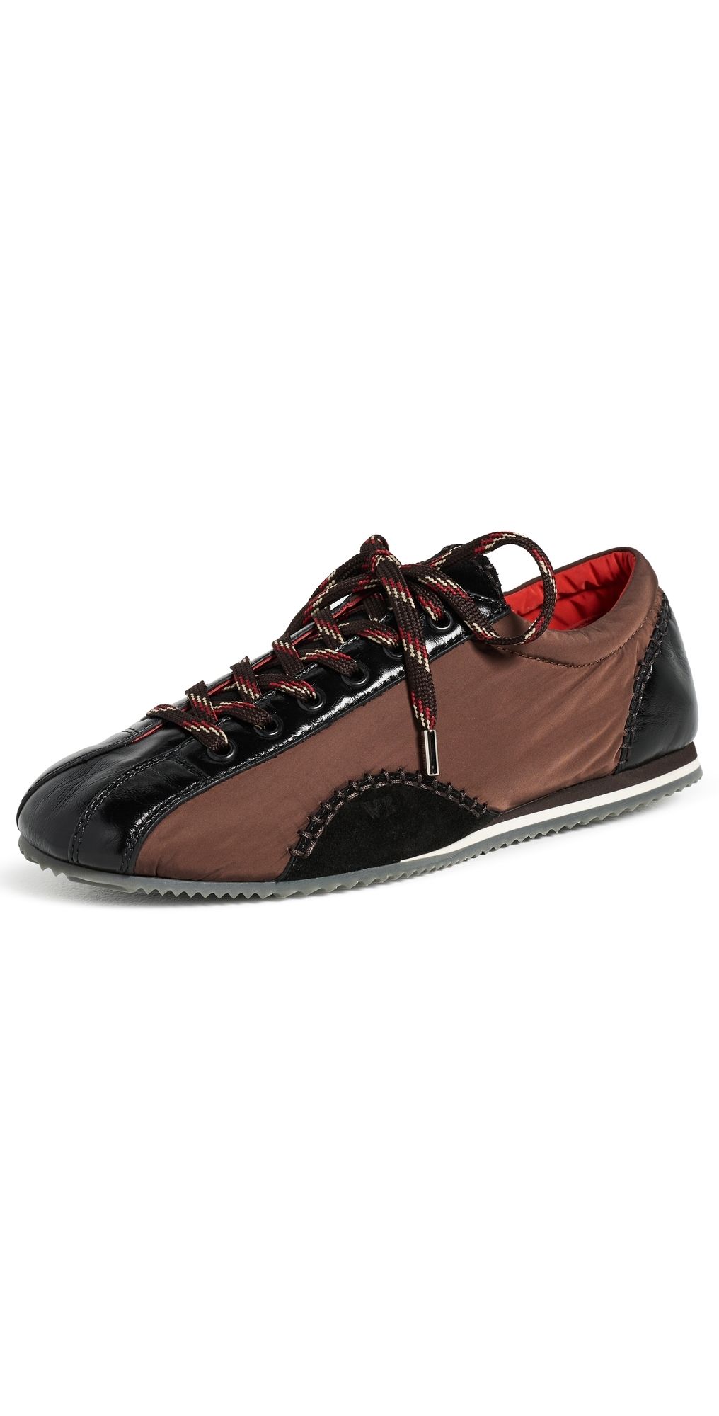 Wales Bonner Paris Trainer Sneakers Black/Dark Brown 39