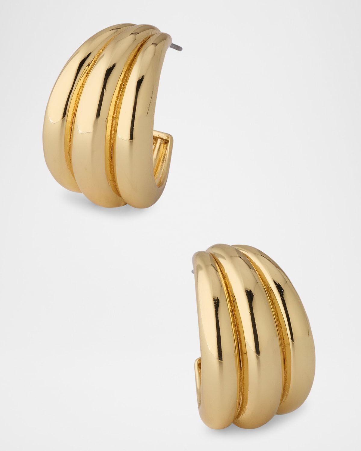 Yvette Golden Hoop Earrings