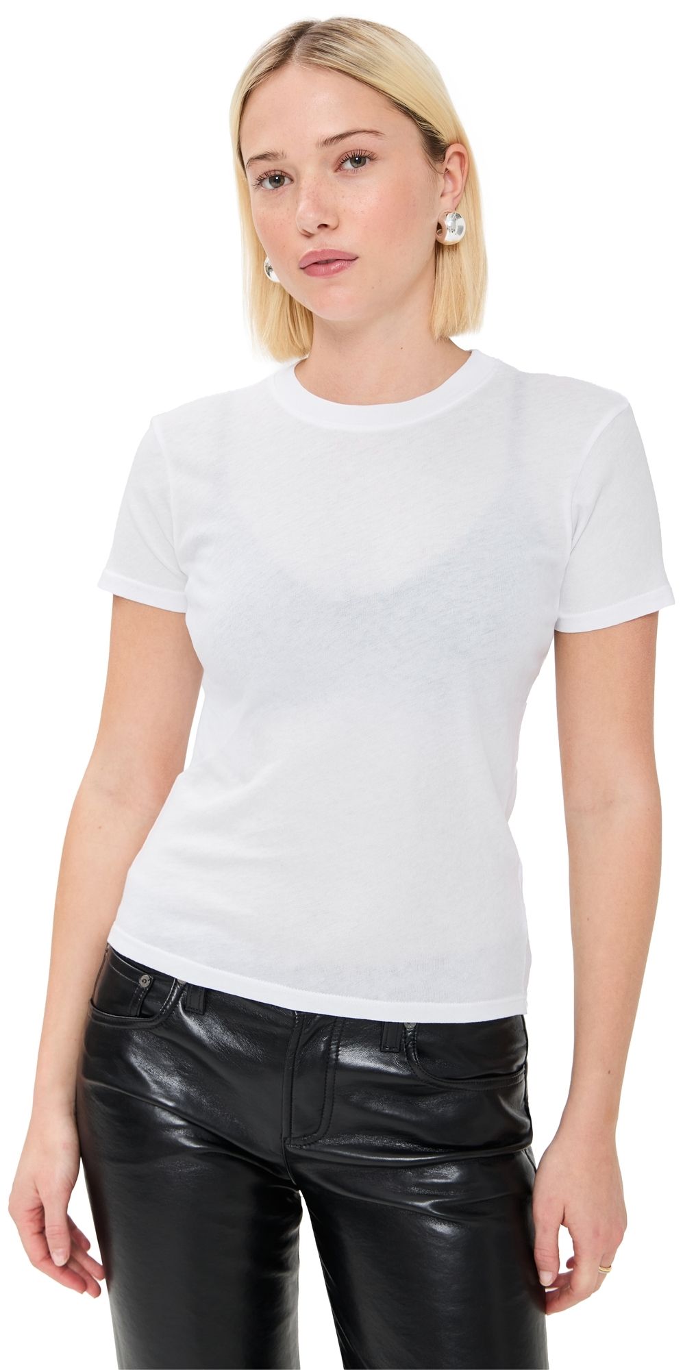 SPRWMN Baby Tee White L