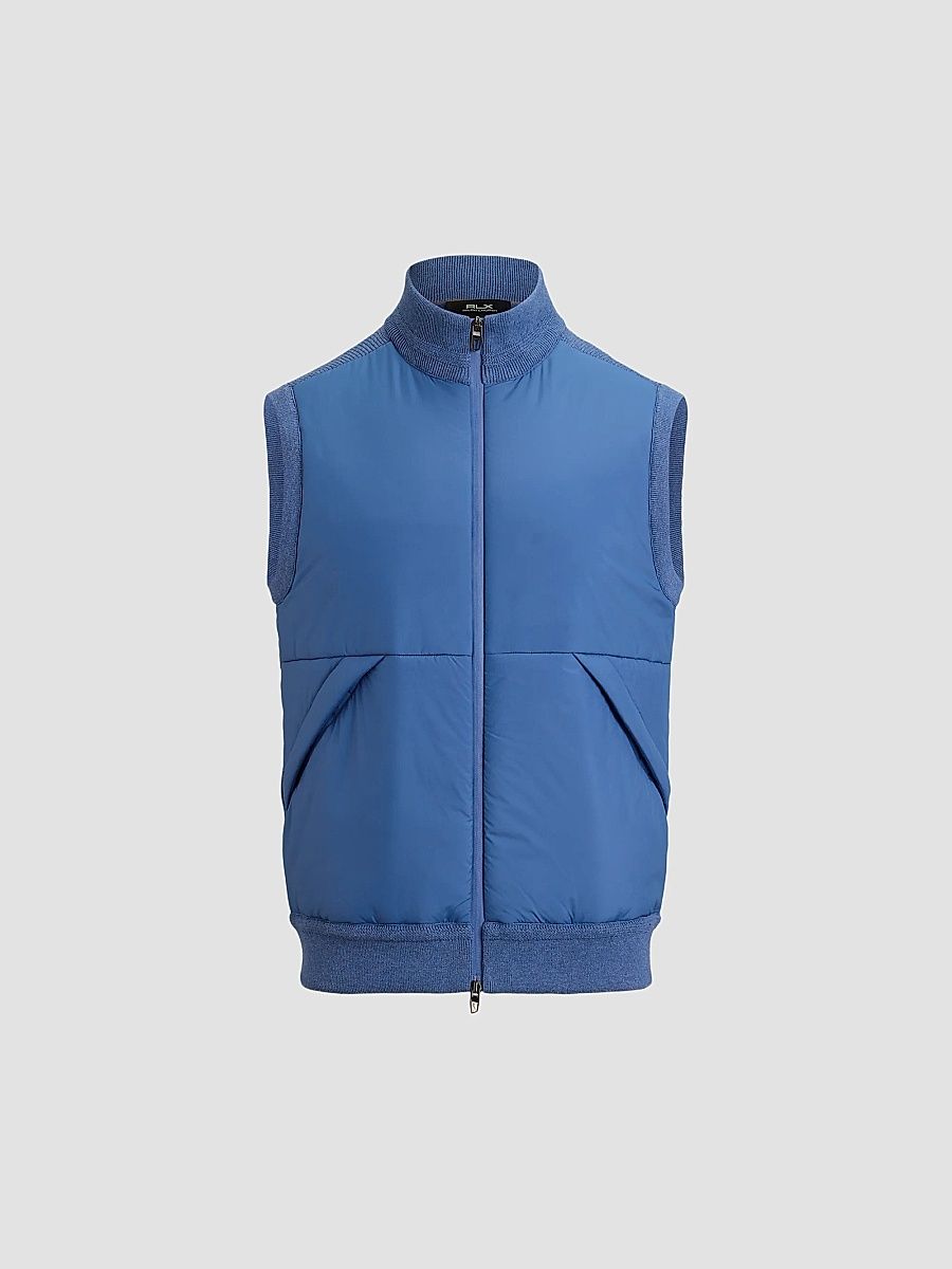 Men's Performance Hybrid Sweater Vest - Tide Pool Blue - Size XXL