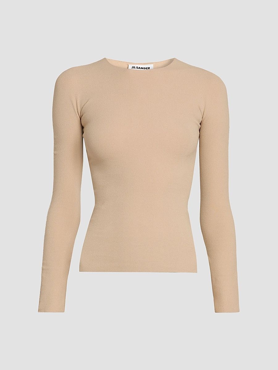 Women's Knit Top - Natural - Size 10