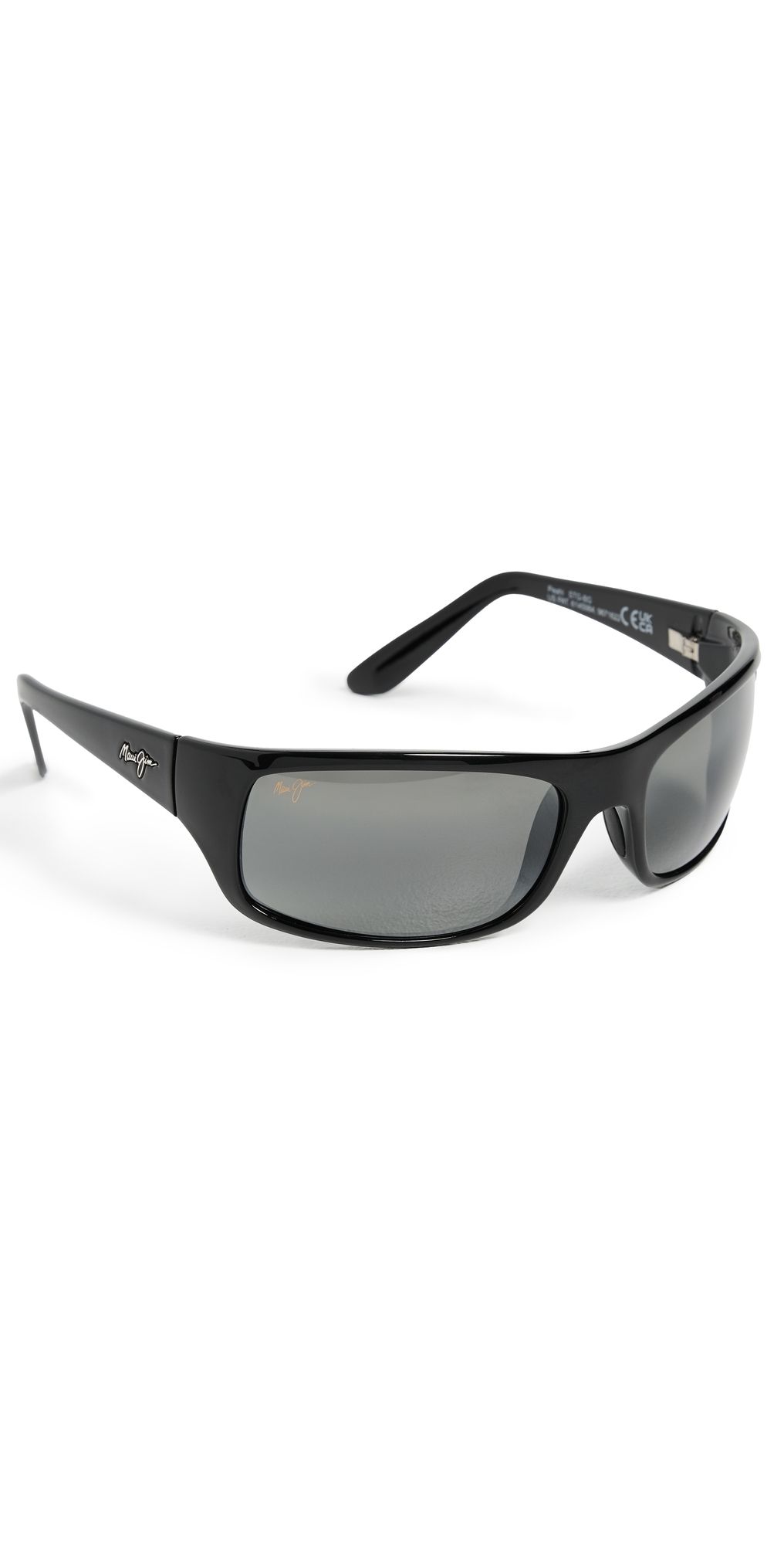 Maui Jim Peahi Sunglasses Black-Black-Grey One Size