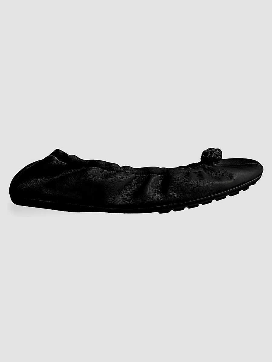 Women's Fantasmina Leather Ballet Flats - Black - Size 9