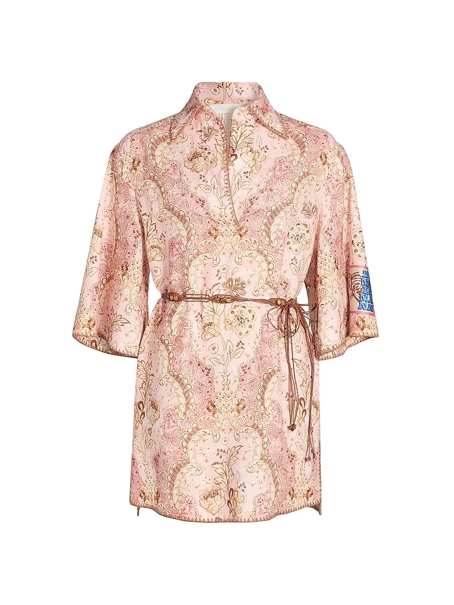 Women's Daylight Tunic Minidress - Damask Rose - Size 10