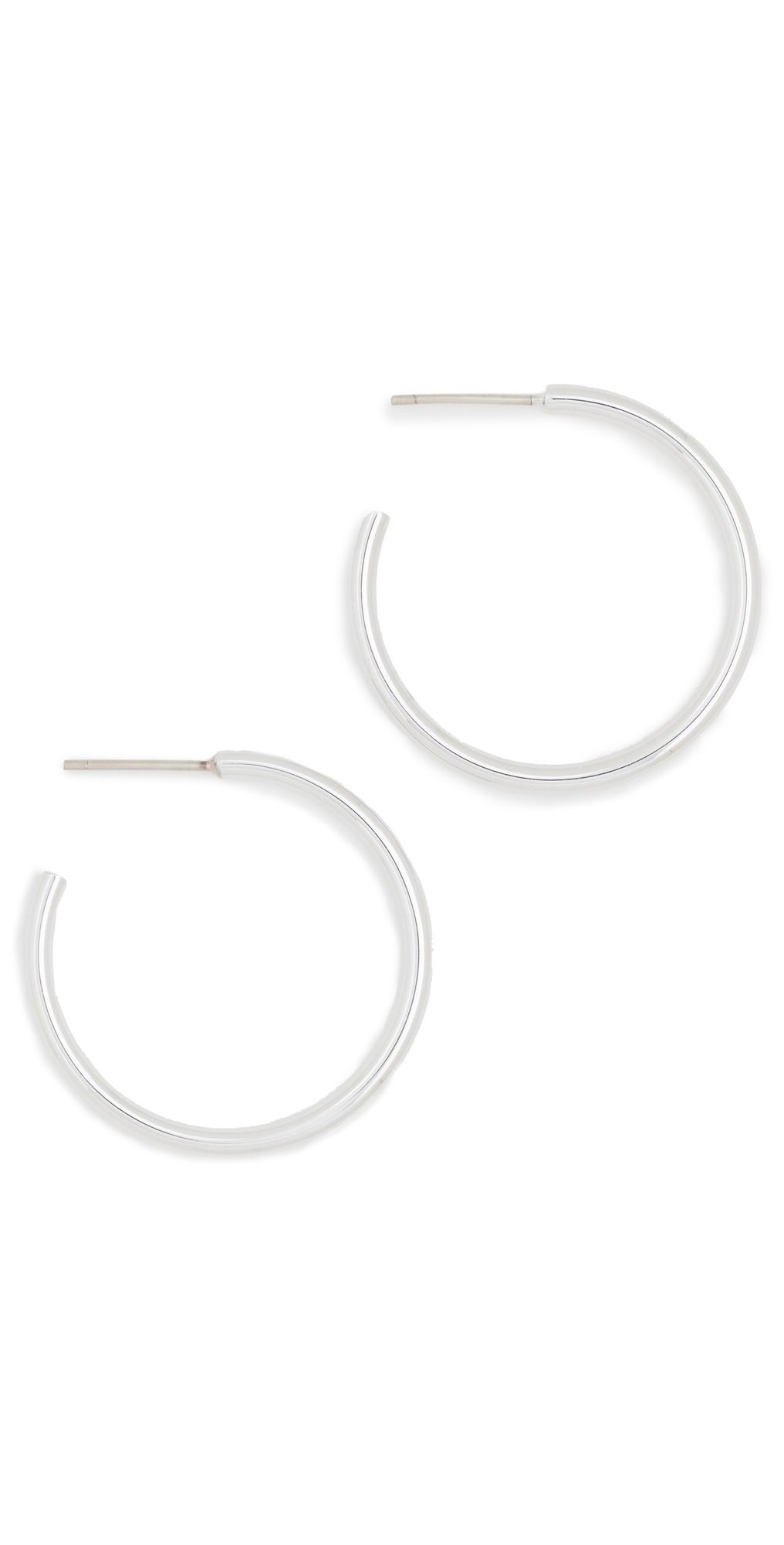 Jennifer Fisher Thread Mini Hoops Silver One Size