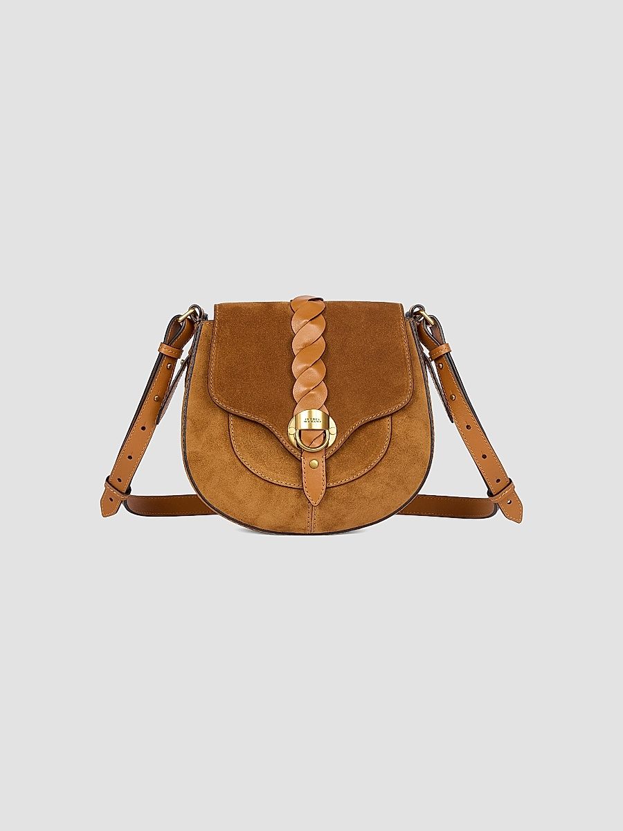 Isabel Marant Women's Small Altay Suede Crossbody Bag - Cognac