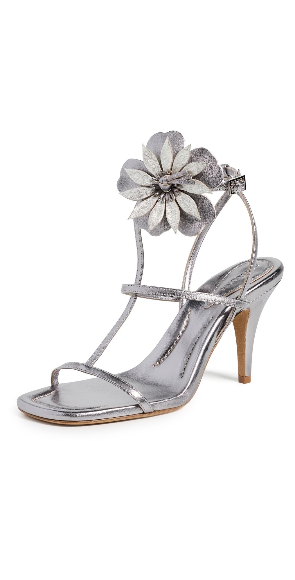 Zimmermann Belara 85 Sandals Silver 36