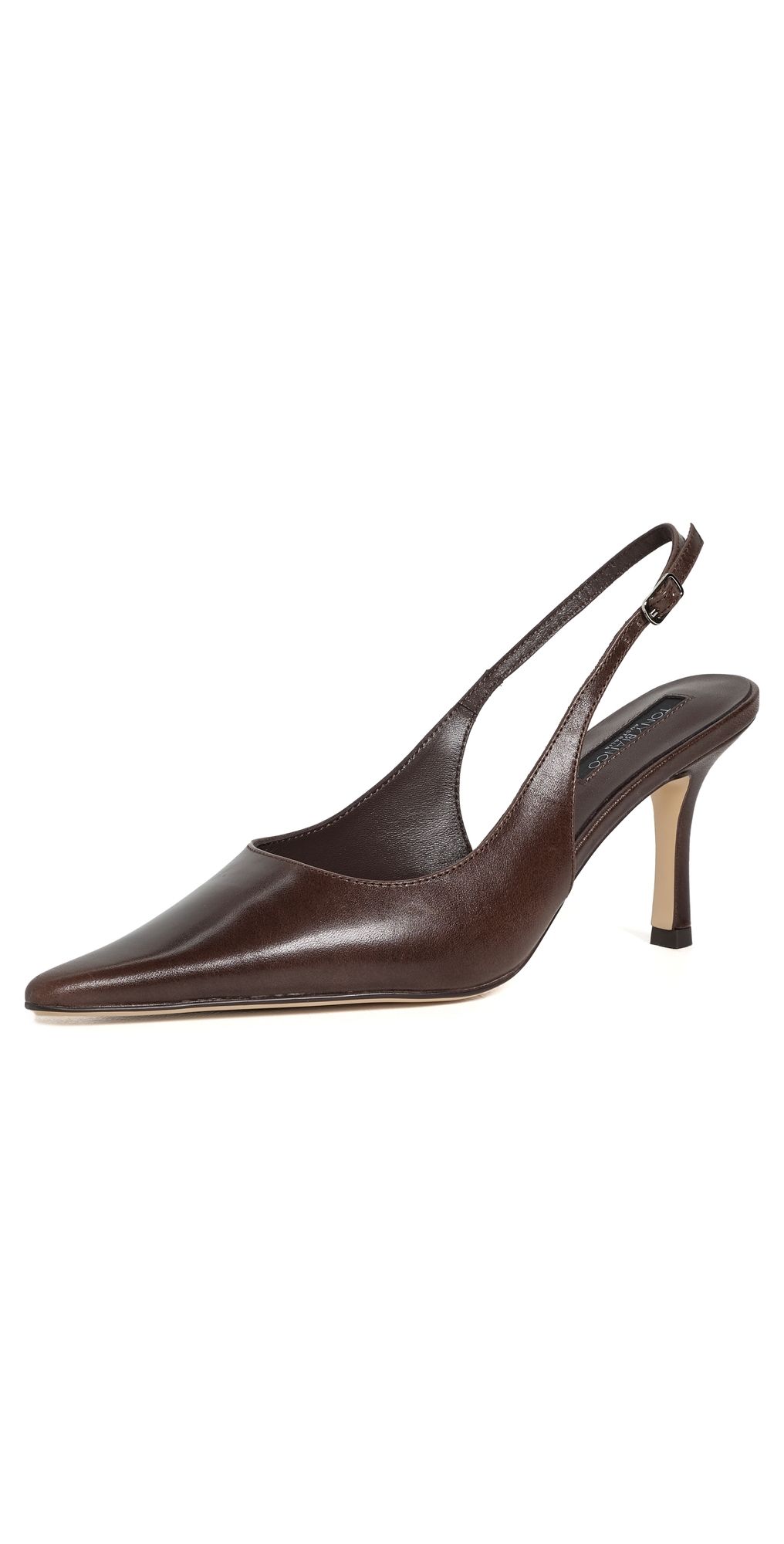 Tony Bianco Samar Slingbacks Choc Vintage 7