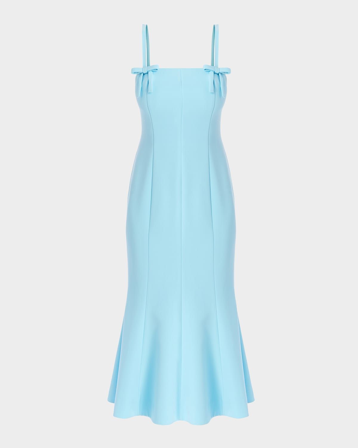Calista Square-Neck Mermaid Midi Dress