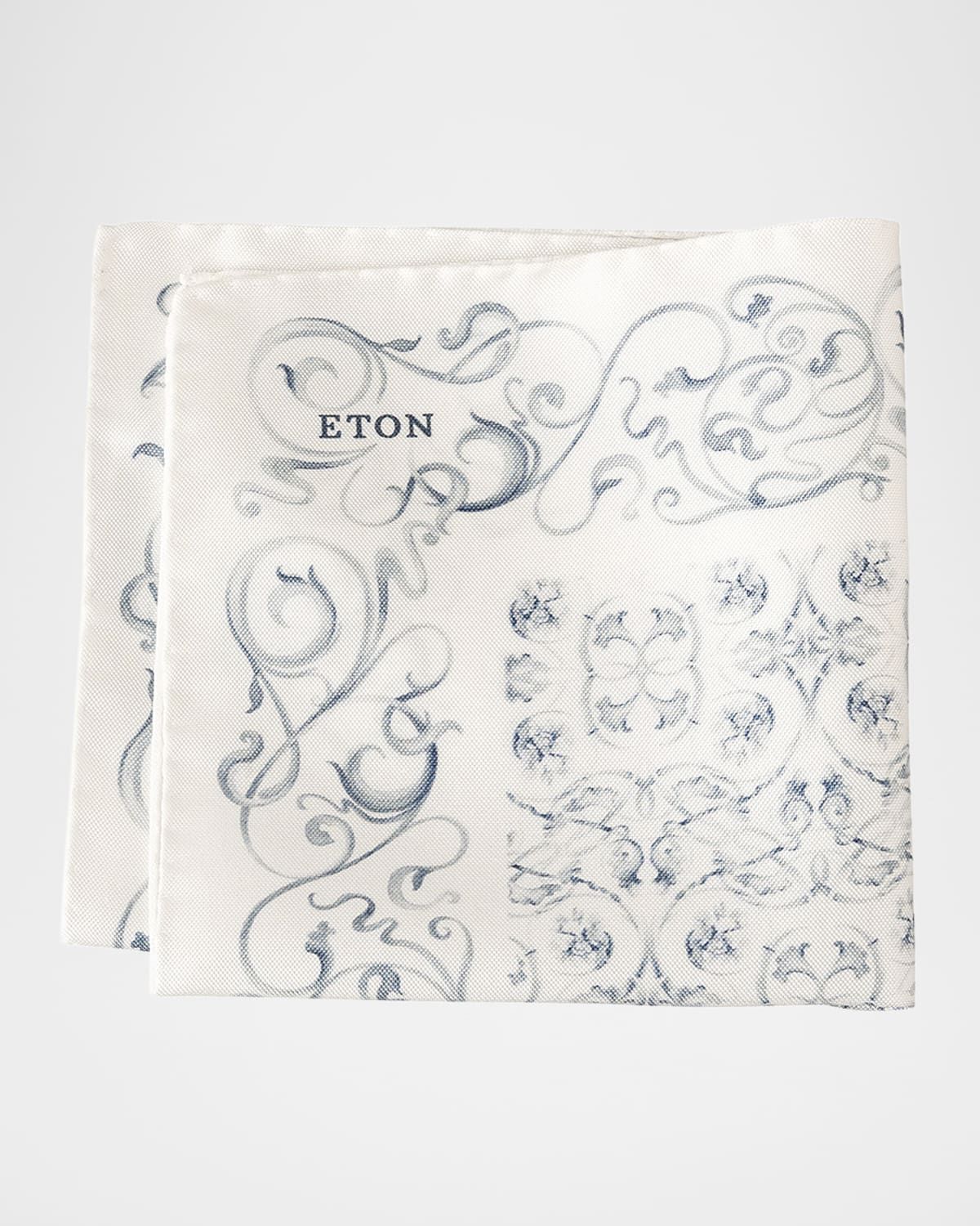Men & apos;s Floral Silk Pocket Square