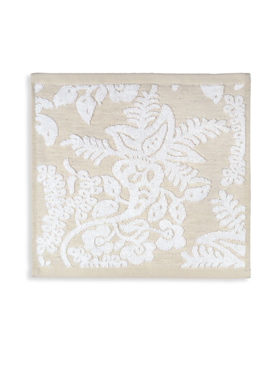 John Robshaw Pasak Cotton-Blend Wash Cloth - Natural