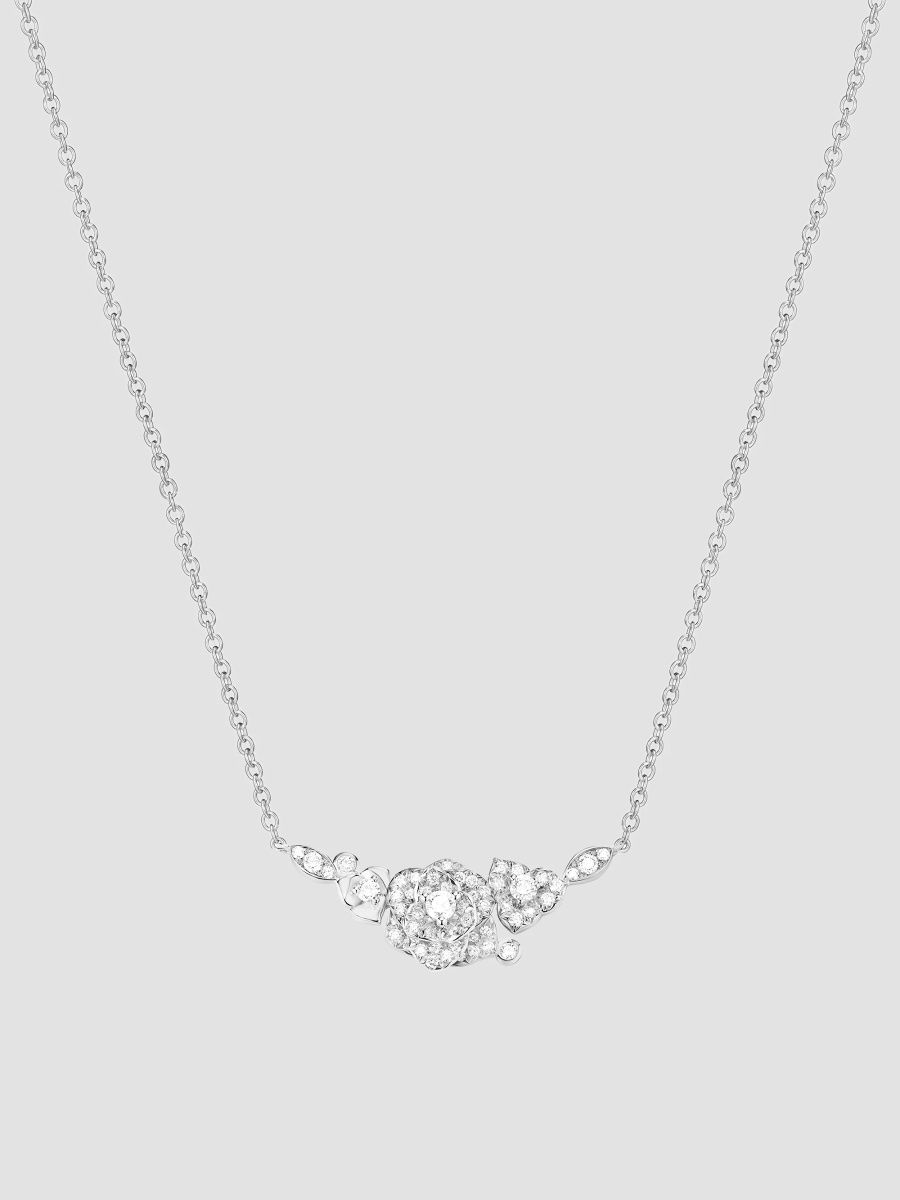 Piaget Women's Piaget Rose 18K White Gold & 0.45 TCW Diamond Pendant Necklace - White Gold