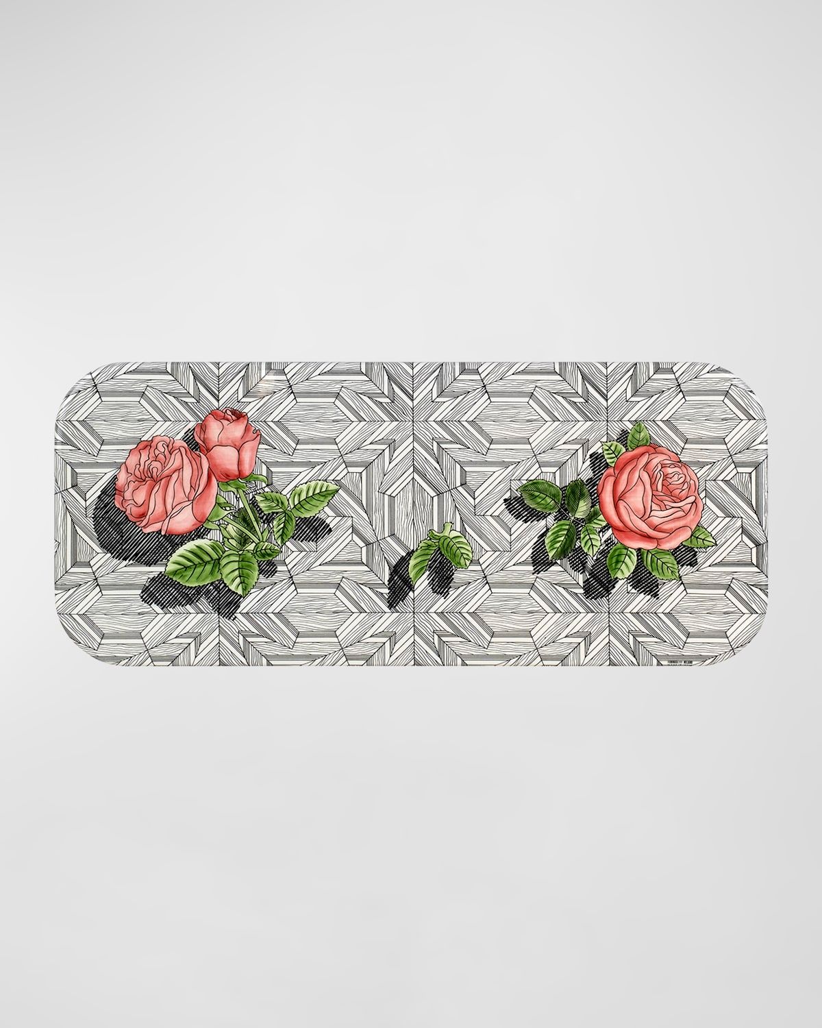 Tray 25X60cm - Musciarabia With Roses Color