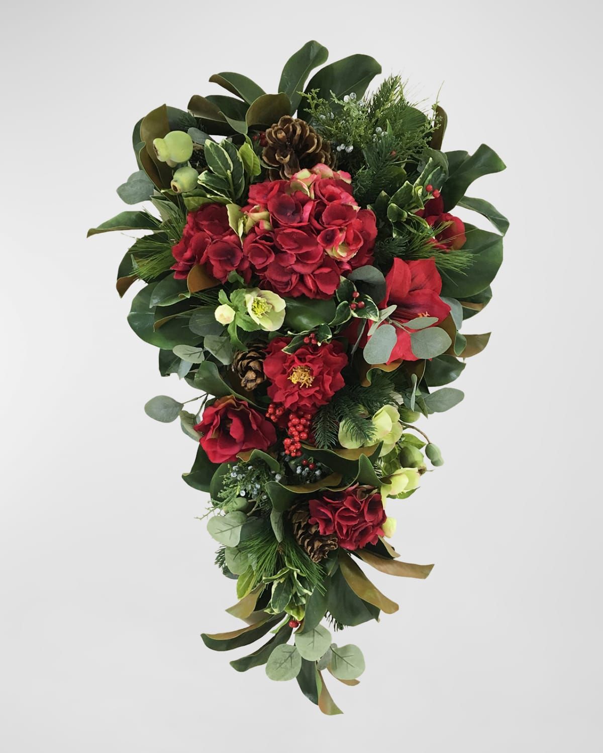 Floral Teardrop Door Spray