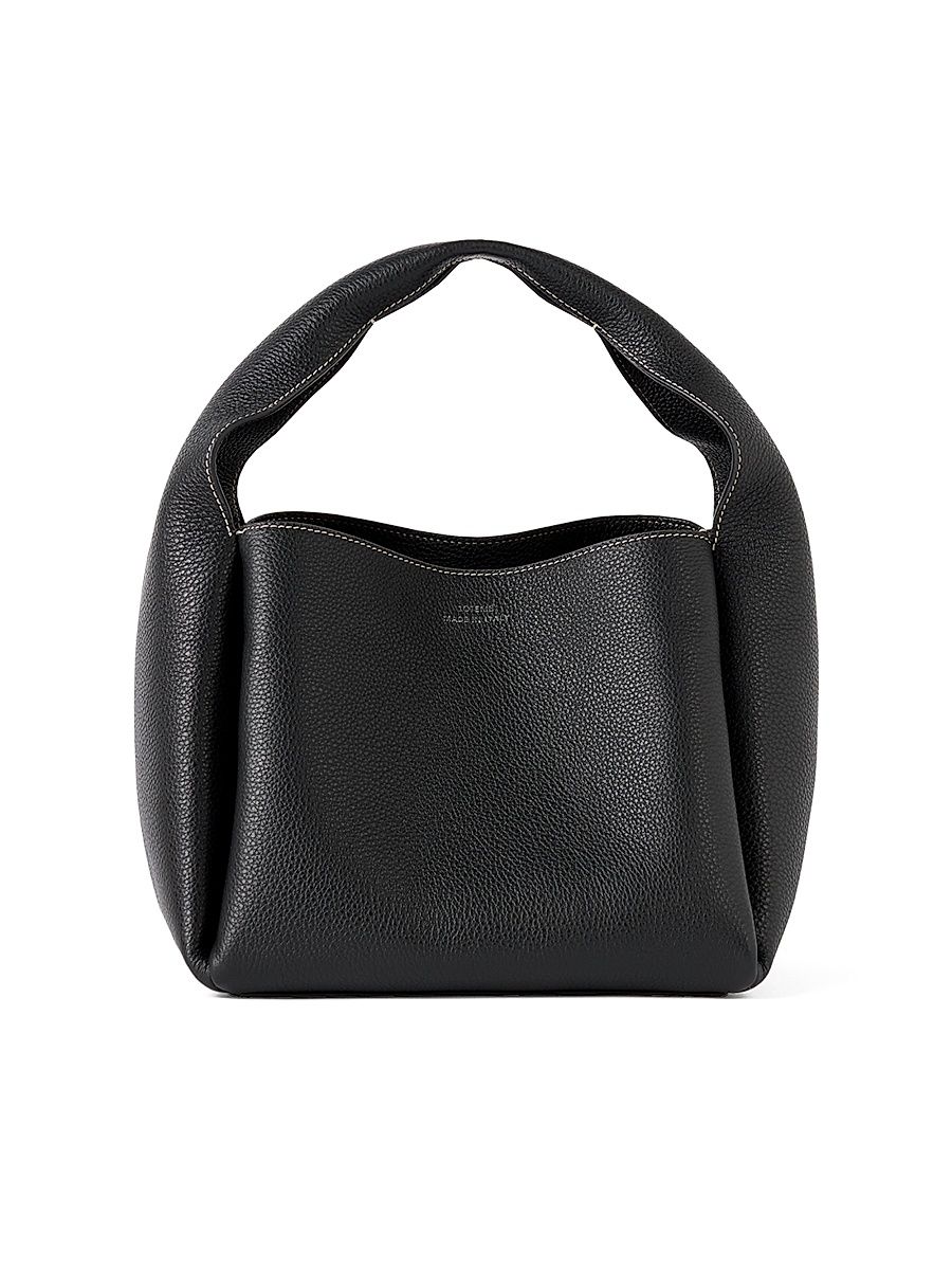 Women's Bucket Bag - Black Grain