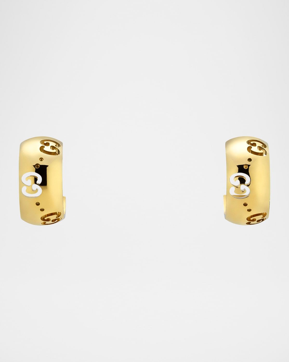 Icon 18K Yellow Gold Hoop Earrings