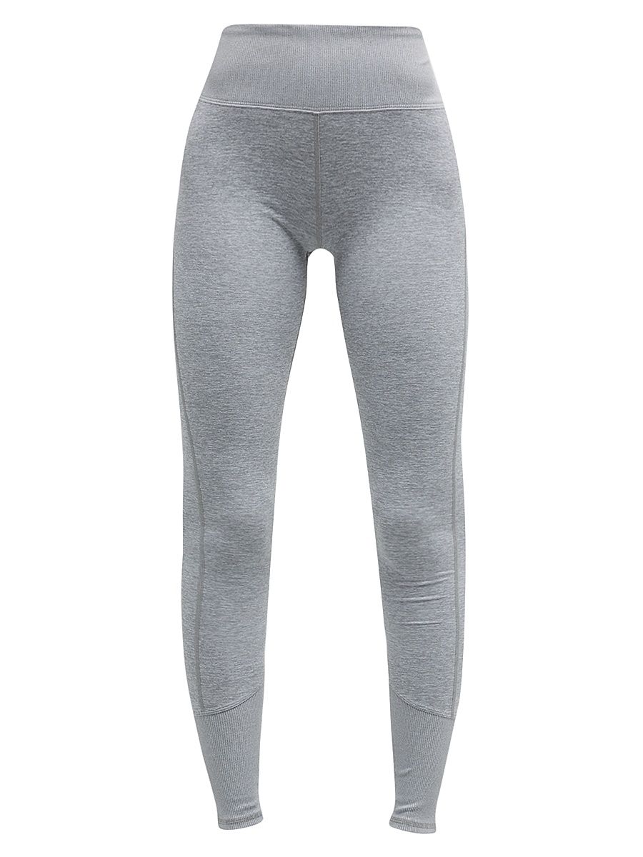 Women's Dove Heather Grey Leggings - Medium Grey - Size XS