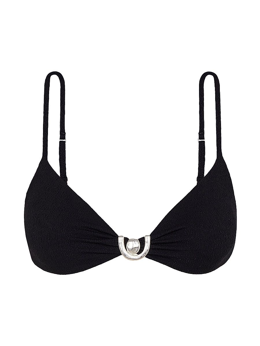 Women's Sea Wanderer Firenze Erin Kori Bikini Top - Black - Size Large