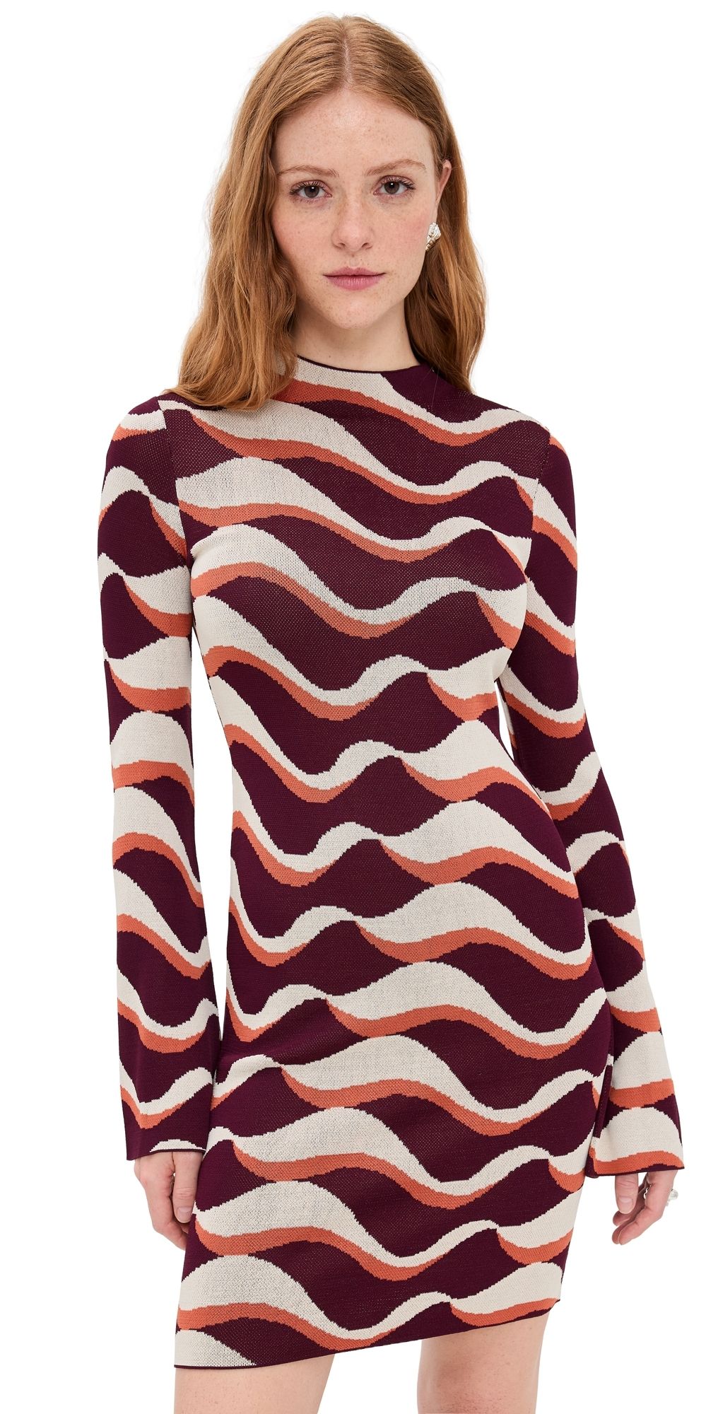 MISA Deliz Dress Wavy Stripe XL