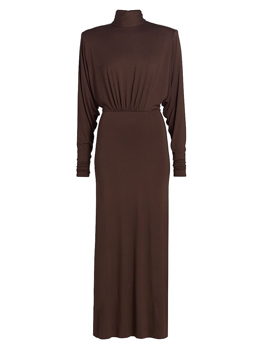 Women's Bruges Jersey Maxi Dress - Brown - Size Large