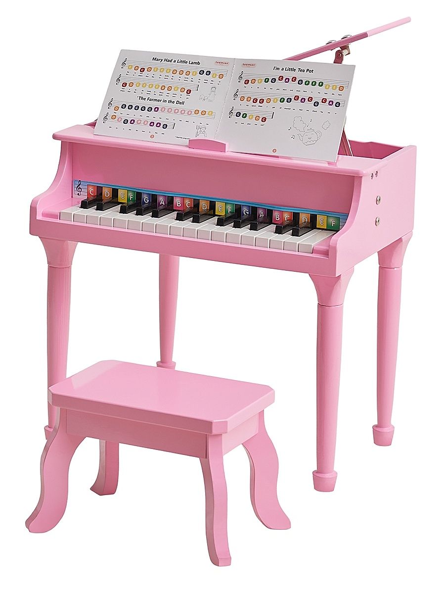 Kid's Pink Baby Grand Piano - Pink