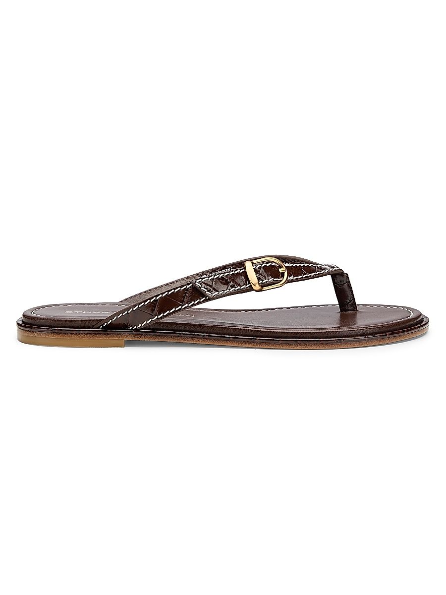 Women's Park Leather Sandals - Walnut - Size 6.5