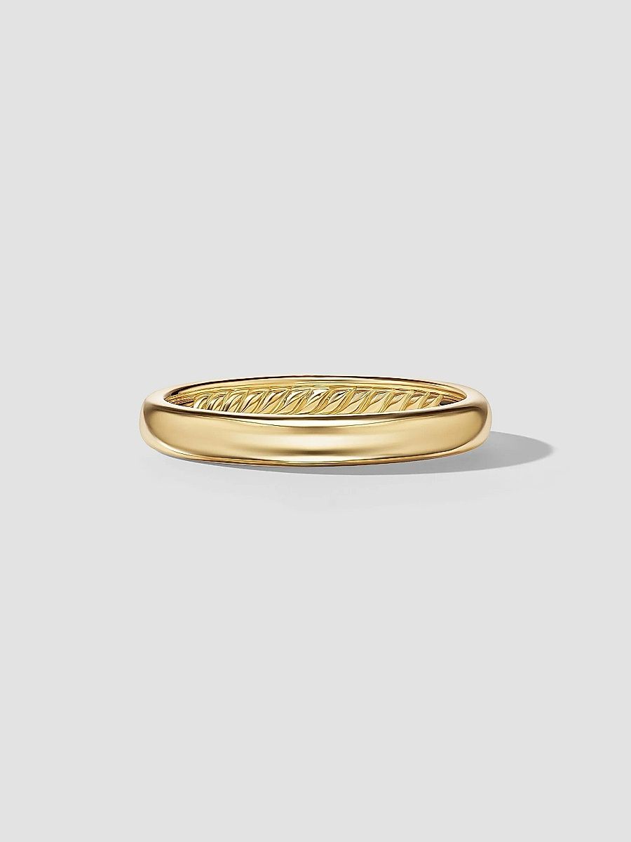 David Yurman Men's DY Classic Band in 18k Gold - Yellow Gold - Size 11