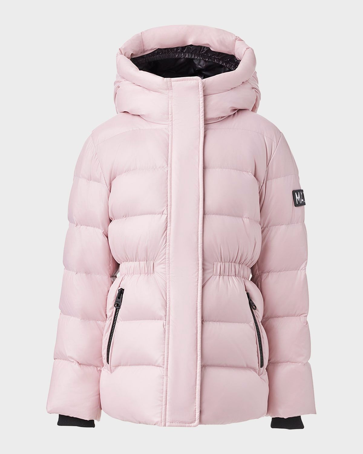 Girl & apos;s Alannis Logo-Patch Medium Down Parka, Size 8-14