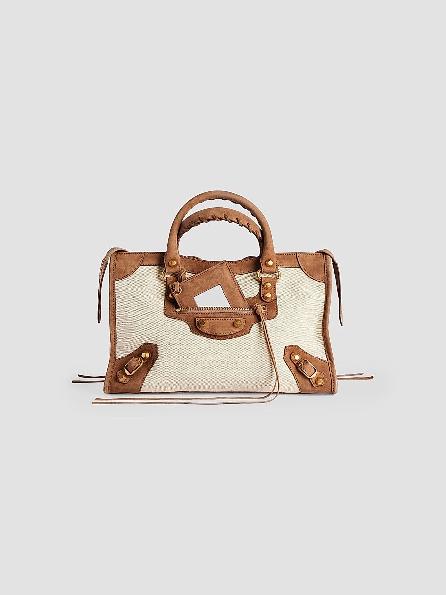Balenciaga Women's Le City Top Handle Bag - Beige Camel