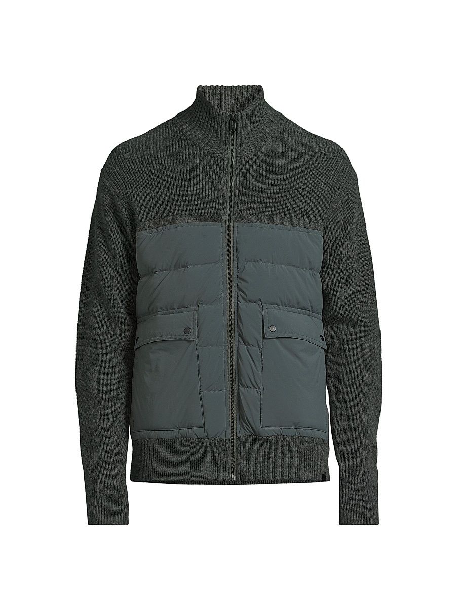 Head Sportswear Men's Legacy Hybrid Mid-Layer Jacket - Dark Thyme - Size 42
