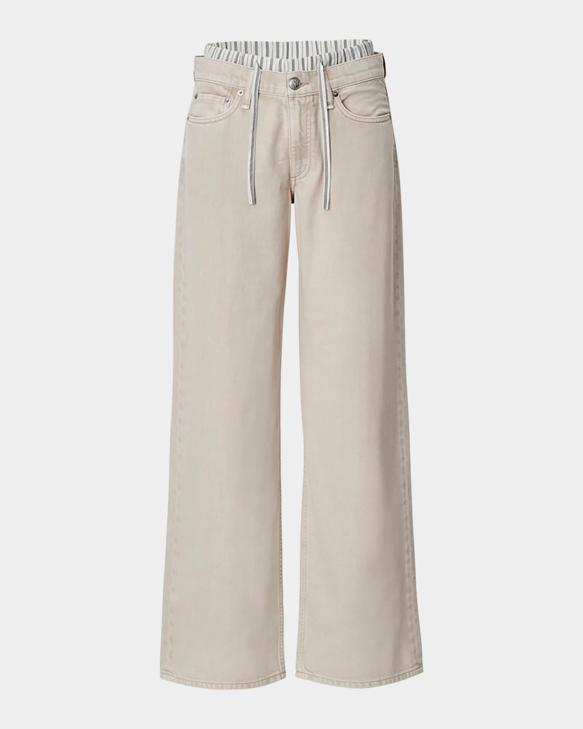 Featherweight Saige Relaxed Straight Boxer Jeans