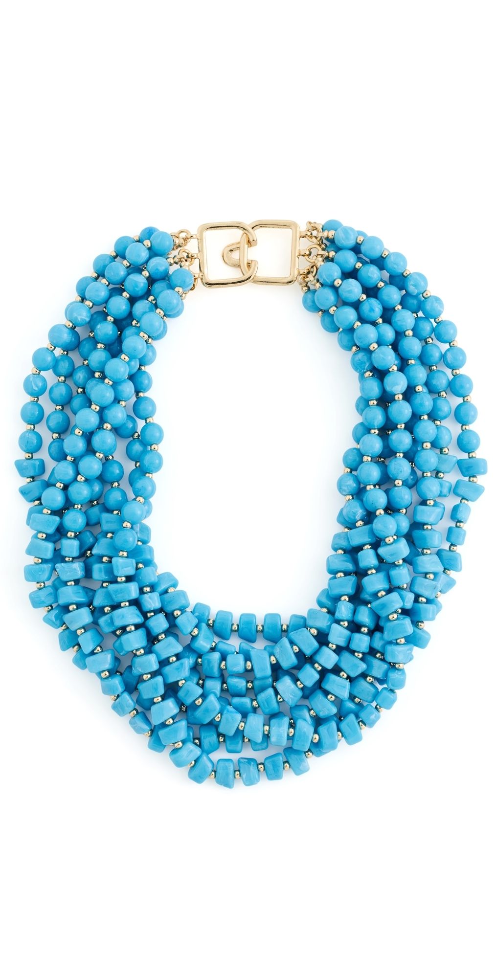 Kenneth Jay Lane Turquoise Multi-Strand Necklace Turquoise One Size