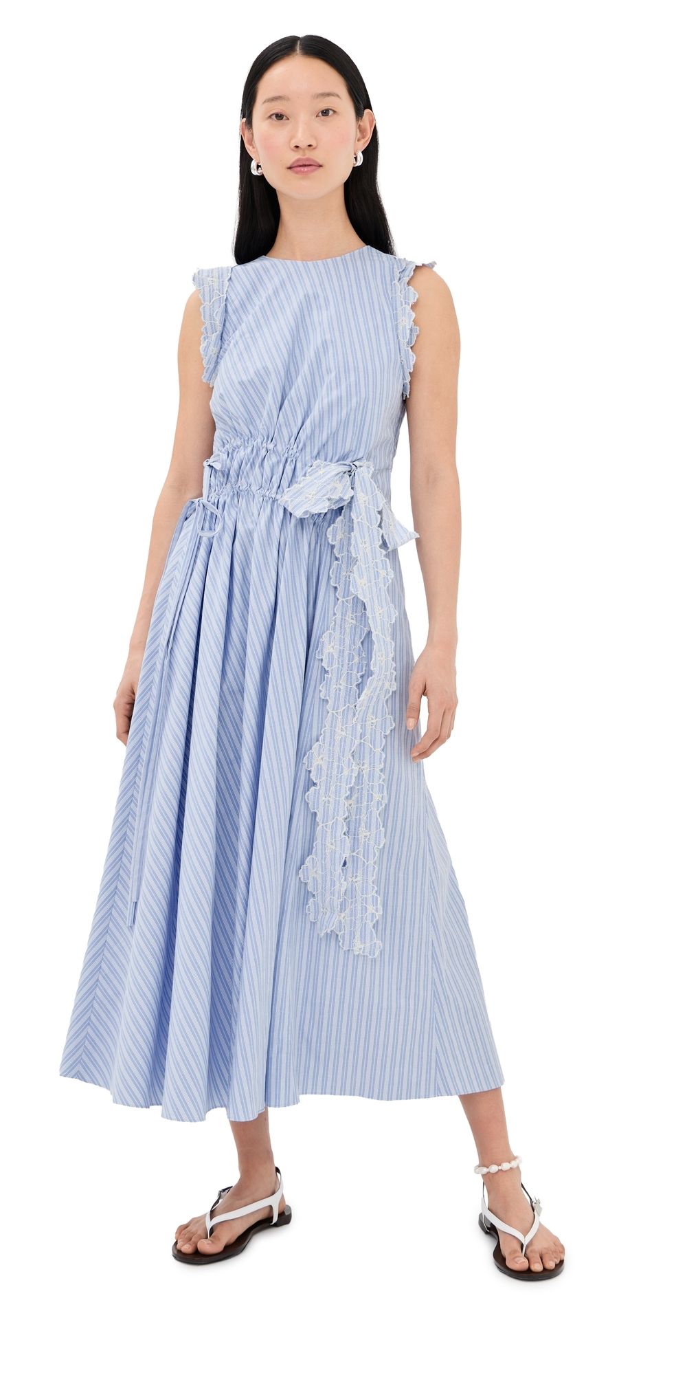 Kika Vargas Hanna Dress Blue 4