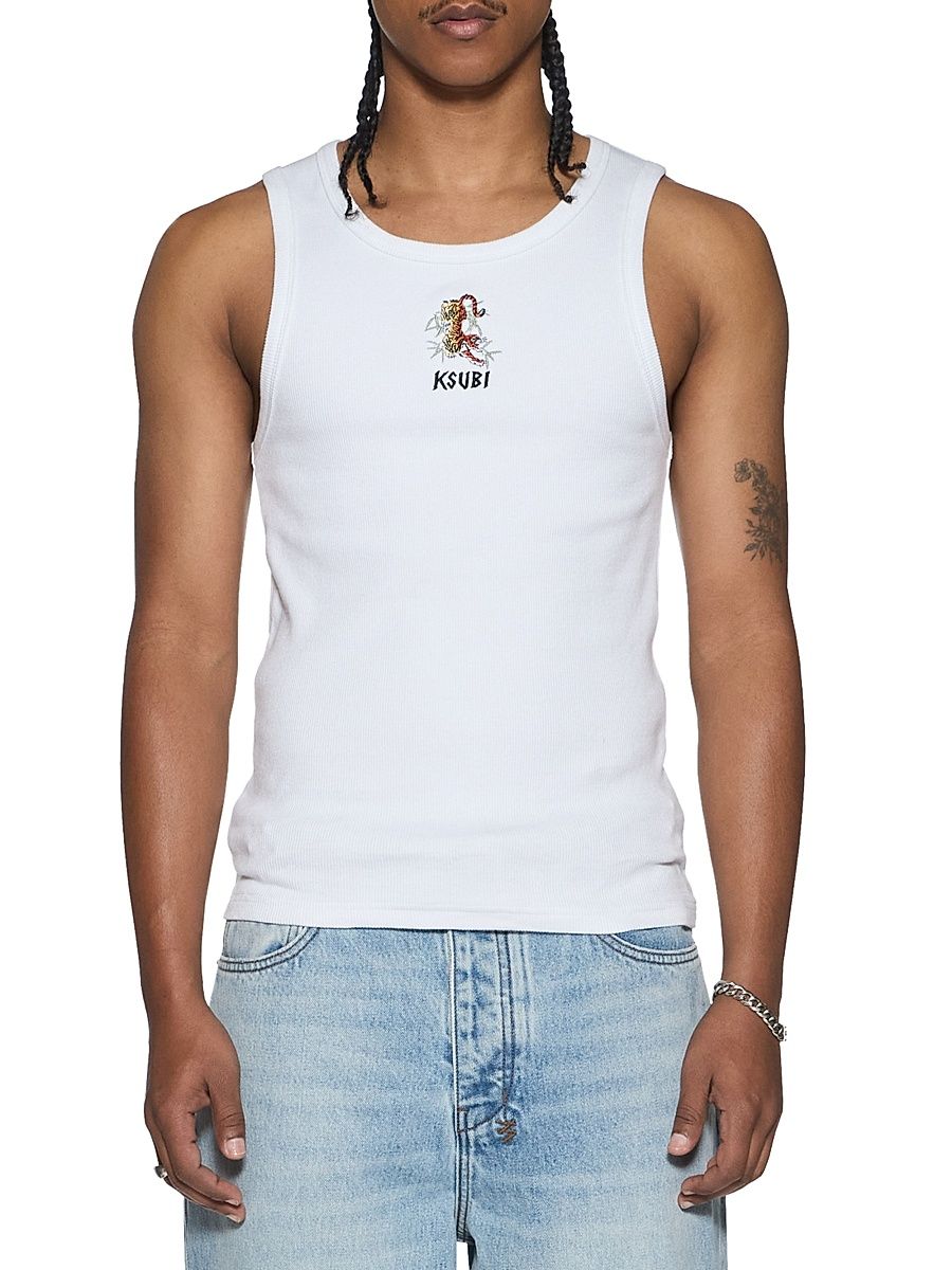 Men's Stayup Halen Debut Singlet Tank - White - Size XXL
