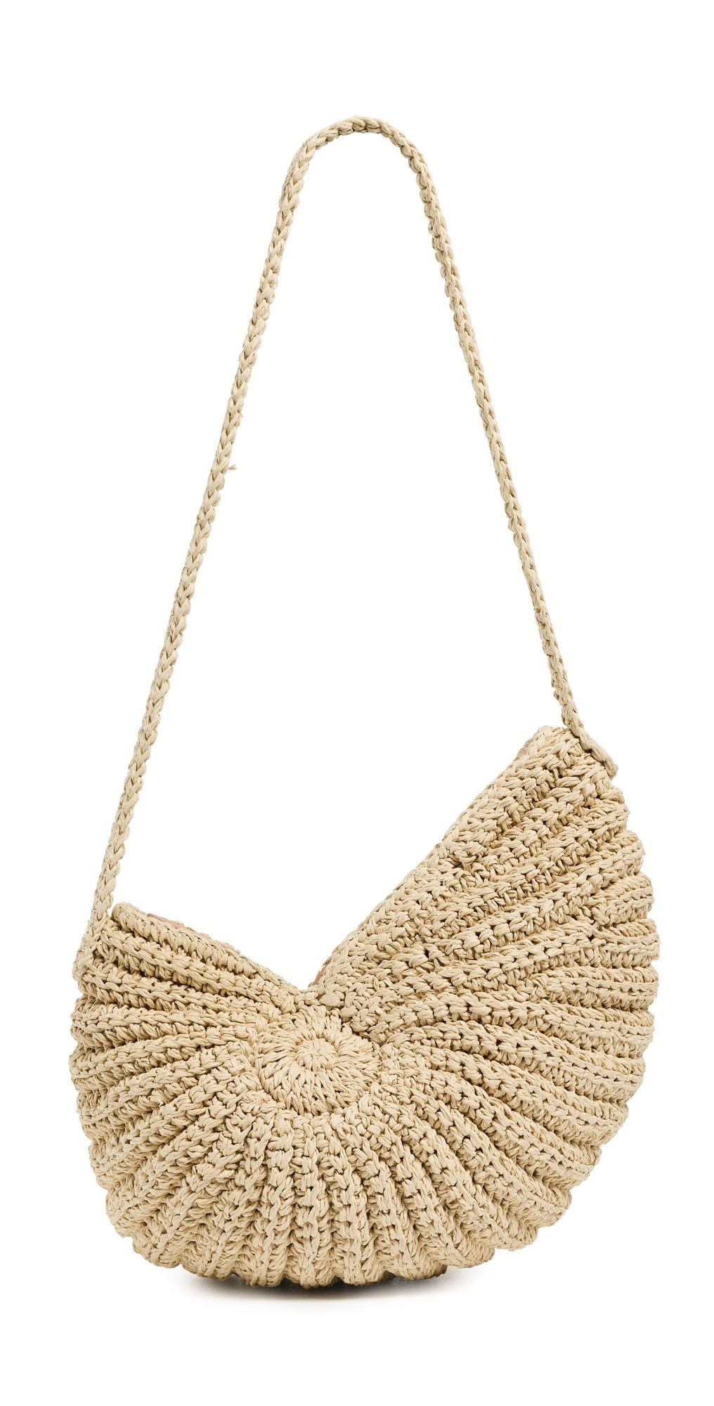 Stoney Clover Lane Shell Spiral Bag Natural One Size