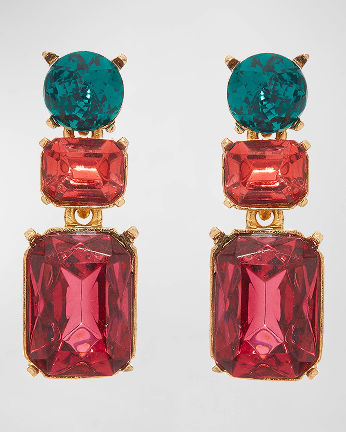 Small Montecarlo Crystal Drop Earrings