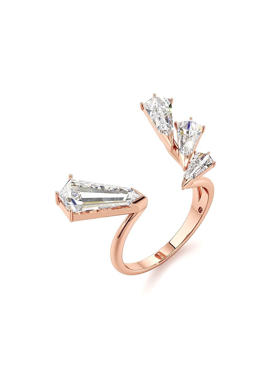 Women's Phoenix Open Statement 18K Rose Gold & 2.75 TCW Lab-Grown Diamond Ring - Rose Gold - Size 7