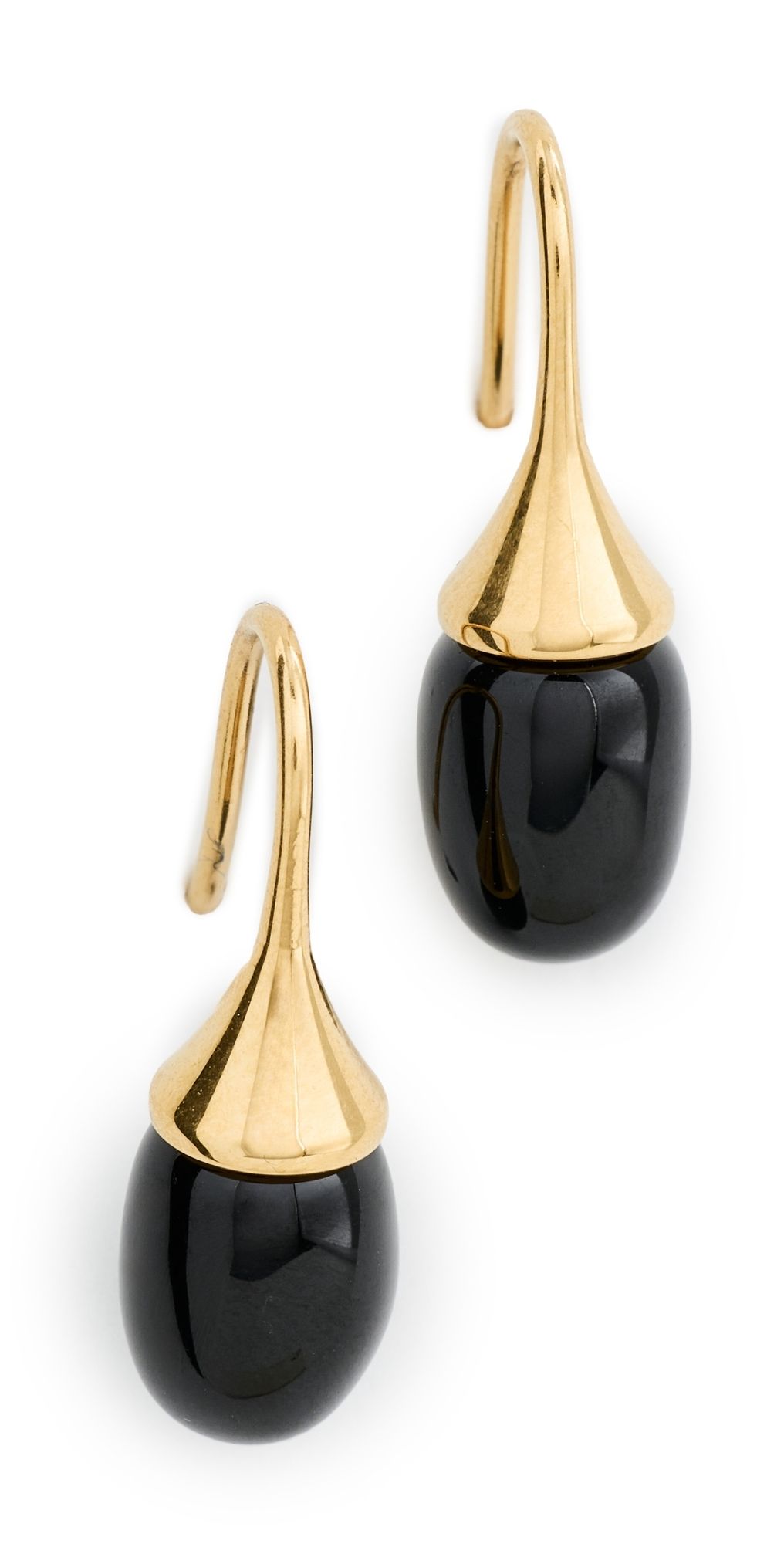 Heaven Mayhem Odette Earrings Black/Gold One Size