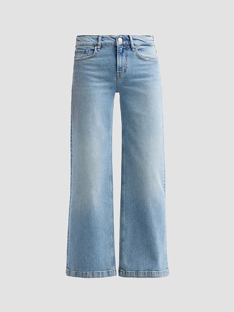 Women's Rylee Low-Rise Wide-Leg Jeans - Enlighten - Size 32