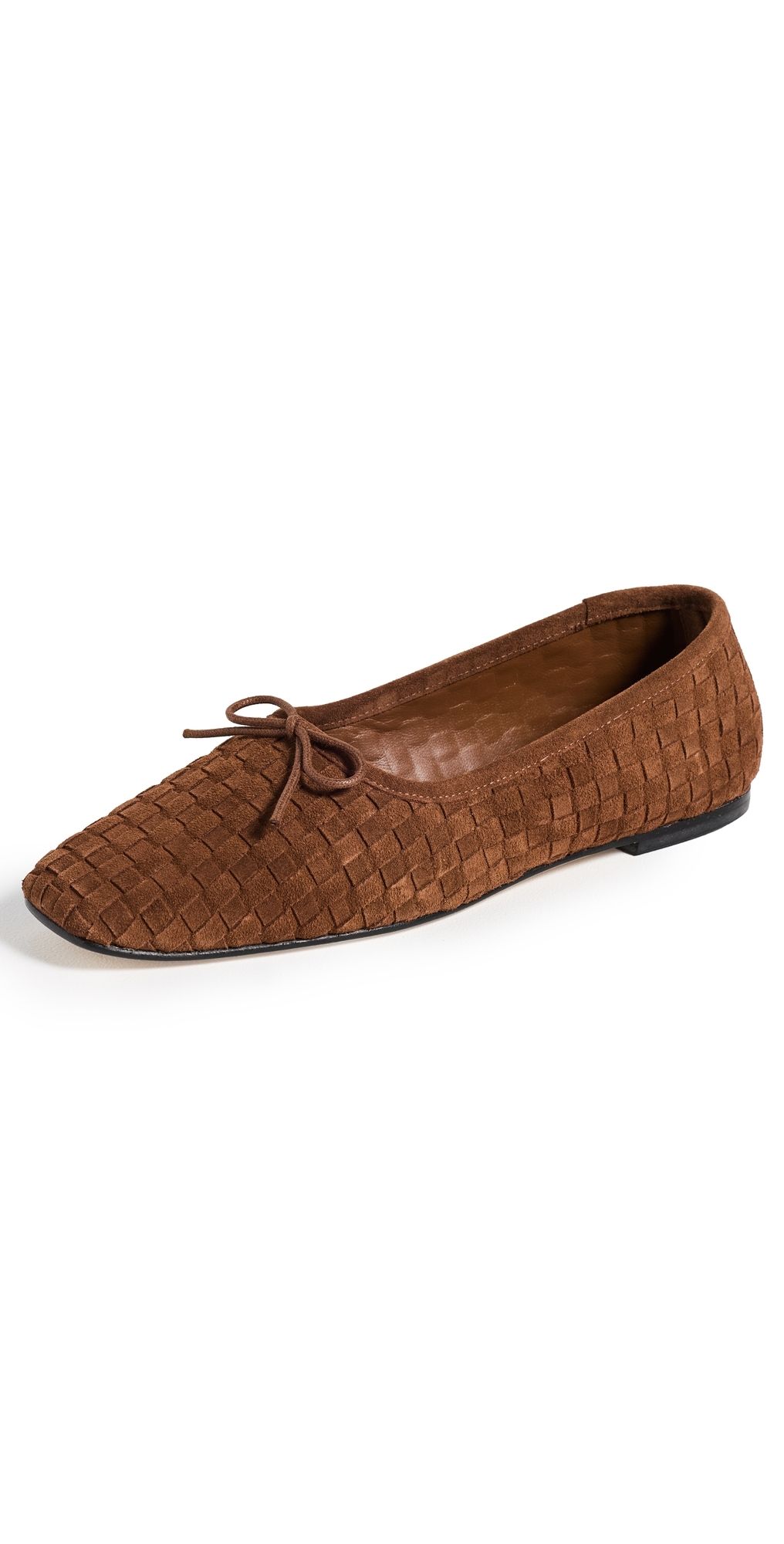 Freda Salvador Jada Flats TOFFEE WOVEN SUEDE 7