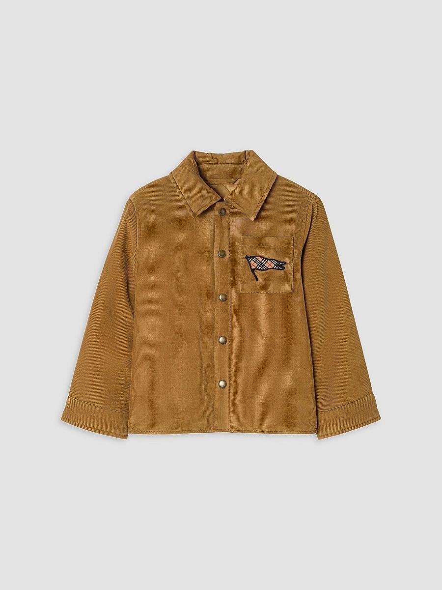 Little Boy's & Boy's Oliver Cotton Corduroy Shirt Jacket - Beige - Size 8