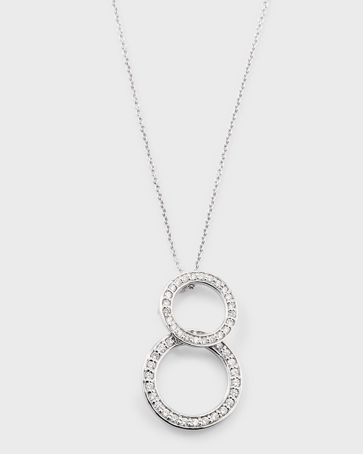 Two-Circle Pendant Necklace