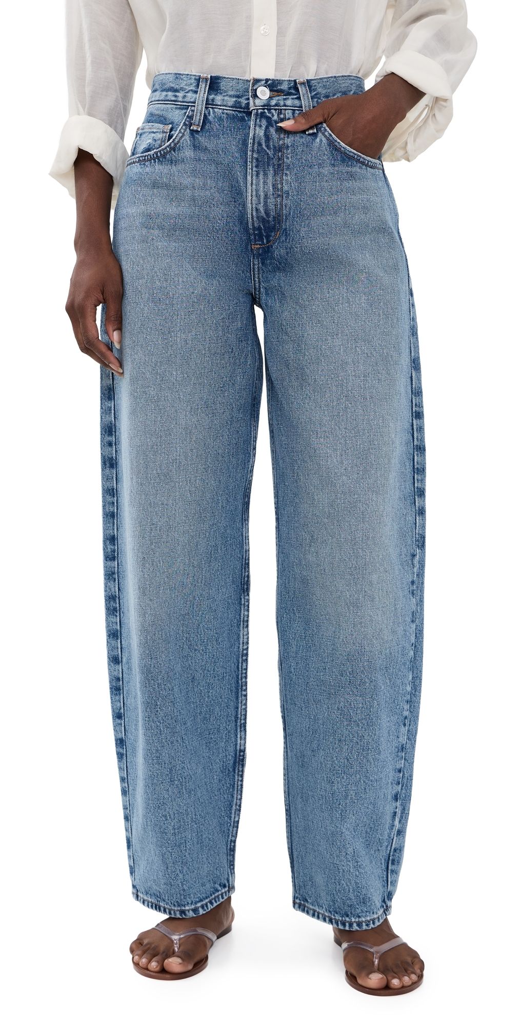 Favorite Daughter The Mercer Easy Barely Barrel Jeans Dublin 24