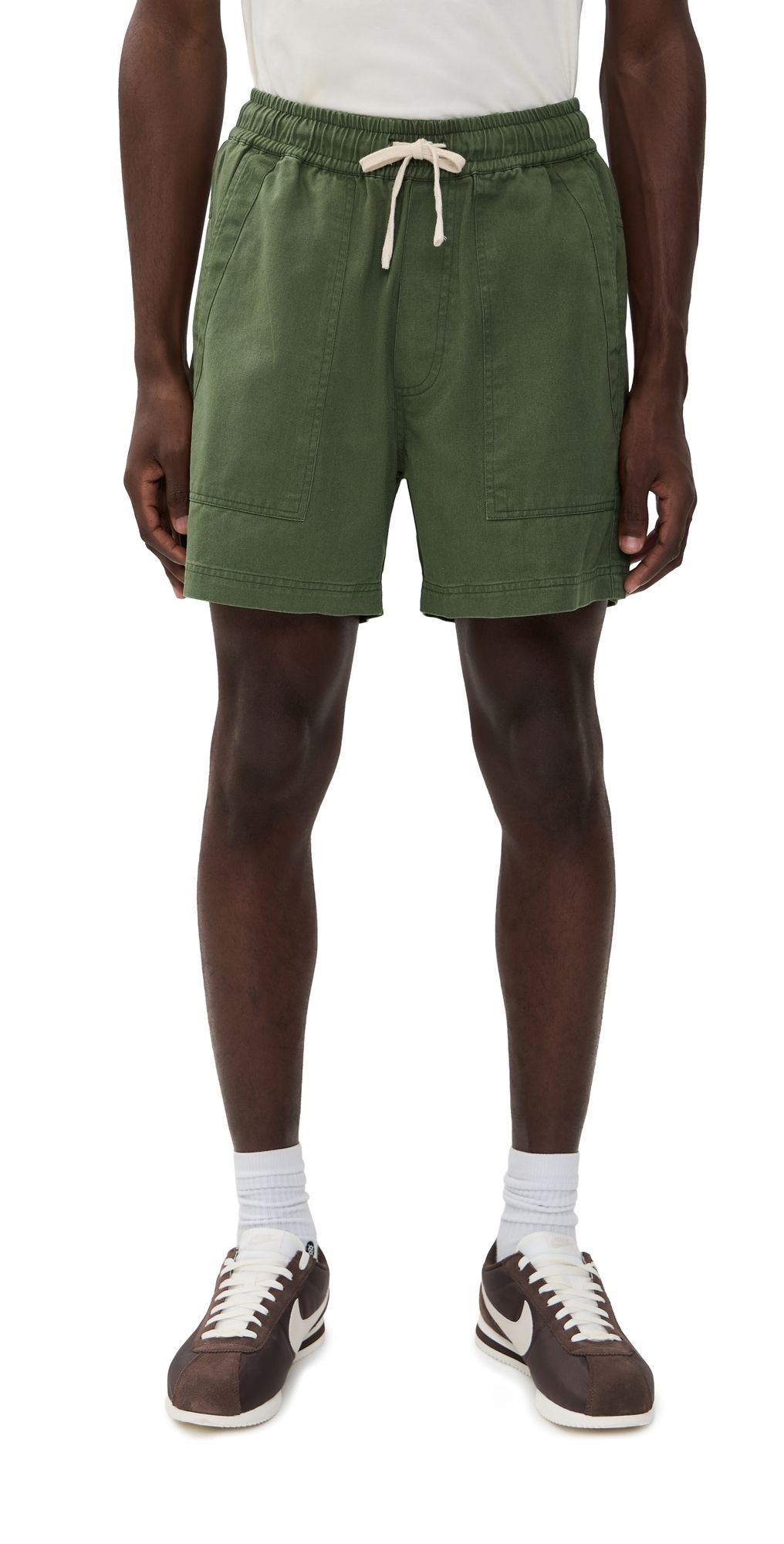 McTavish Twill Shorts Green 32