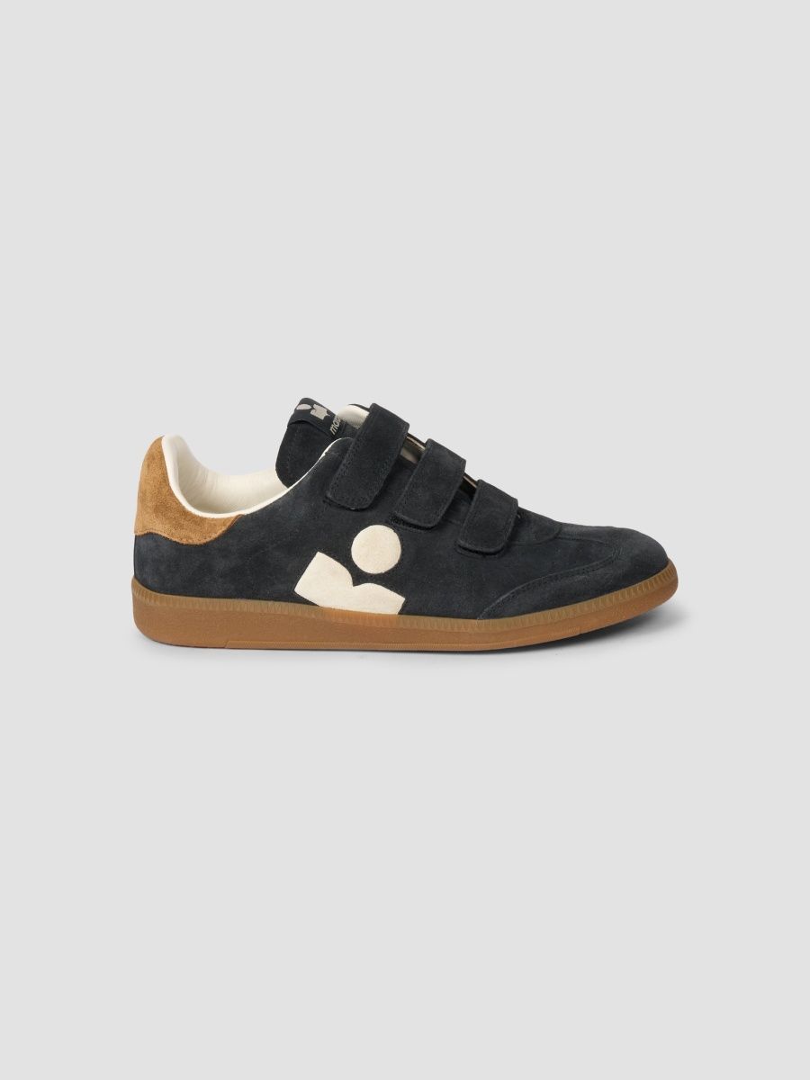 Isabel Marant Women's Beth Suede Low-Top Sneakers - Faded Black - Size 9