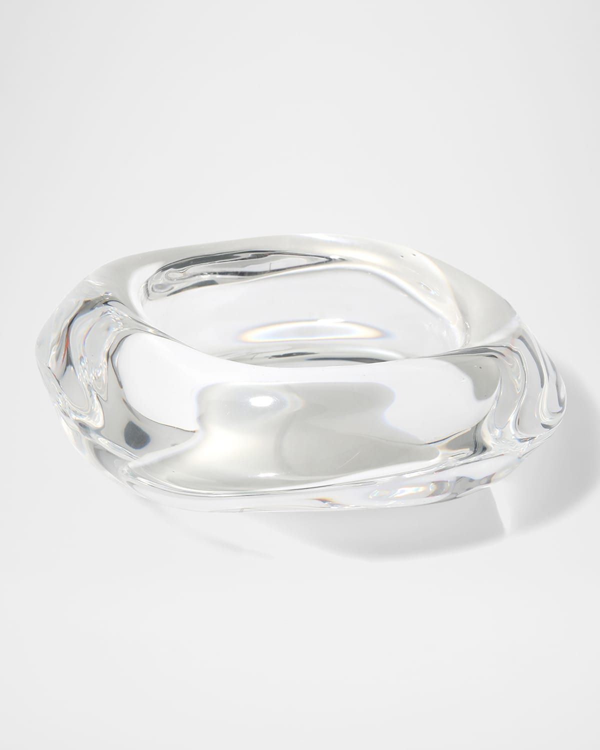 Liquid Lucite Wave Bangle Bracelet