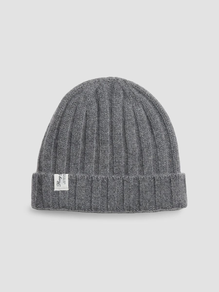 rag & bone Women's Cassidy Cashmere Beanie - Heather Grey