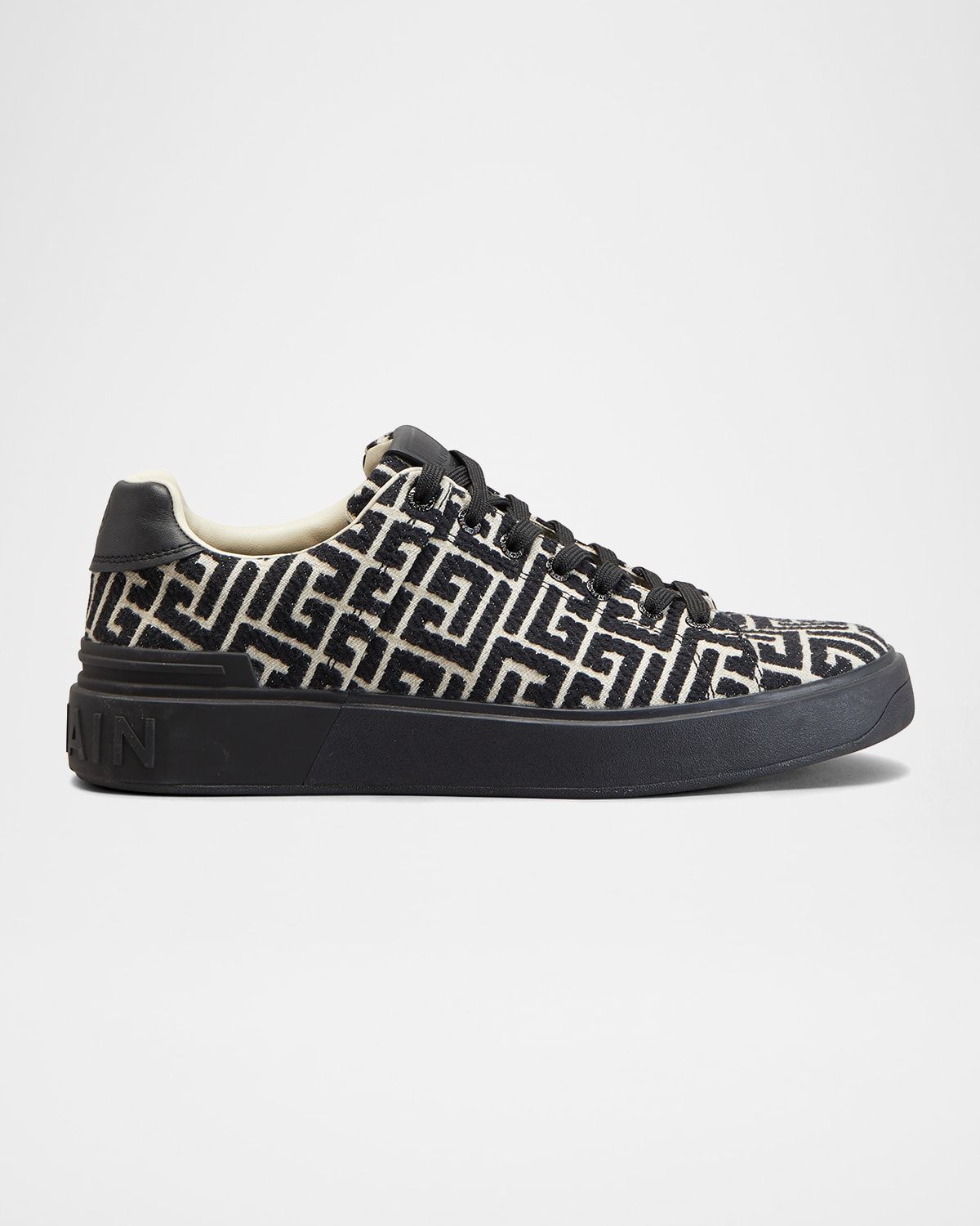 Men & apos;s B-Court Jacquard Monogram Low Top Sneakers